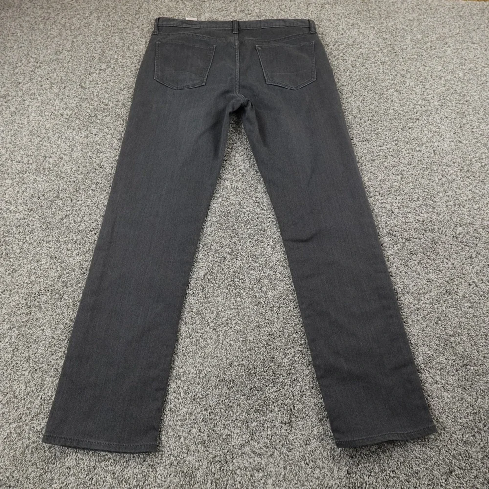 Banana‎ Republic Jeans Mens 34X32 Black Denim Pants Traveler Slim Stretch Preppy